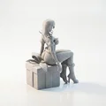 Mô hình tượng nữ giới tư thế ngồi (File in 3D) - Thumbnail 3