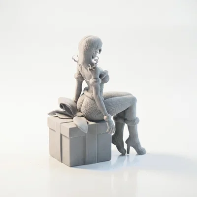 Mô hình tượng nữ giới tư thế ngồi (File in 3D)
