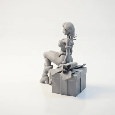 Mô hình tượng nữ giới tư thế ngồi (File in 3D)