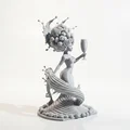 Mô hình 3D Quý Cô Nâng Ly Cocktail (Cocktail Lady Figurine) - Thumbnail 2
