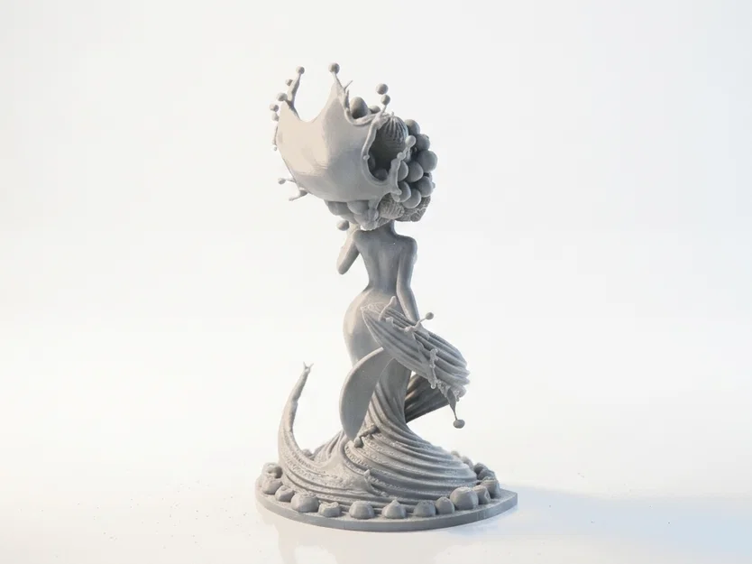Mô hình 3D Quý Cô Nâng Ly Cocktail (Cocktail Lady Figurine) - Image 3