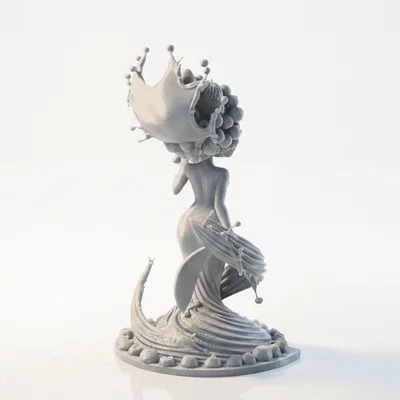 Mô hình 3D Quý Cô Nâng Ly Cocktail (Cocktail Lady Figurine)