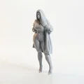 Mô hình Figurine Quý cô mặc áo choàng thanh lịch - File in 3D - Thumbnail 1
