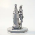 Mô hình 3D Nàng Pin-Up Phong Cách Cổ Điển Có Thể In Được - Thumbnail 2