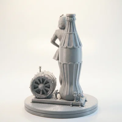Mô hình 3D Nàng Pin-Up Phong Cách Cổ Điển Có Thể In Được