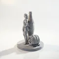 Mô hình 3D Nàng Pin-Up Phong Cách Cổ Điển Có Thể In Được - Thumbnail 4