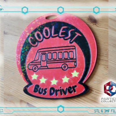 Bảng hiệu "Coolest Bus Driver" độc đáo