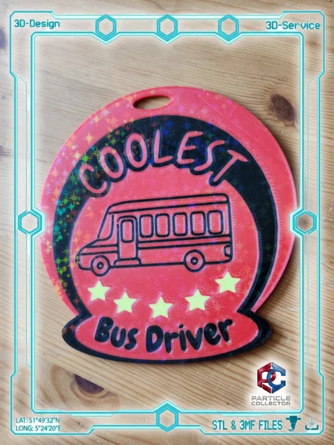 Bảng hiệu "Coolest Bus Driver" độc đáo - Image 3