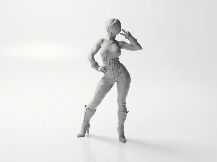 Mô hình tượng nhân vật nữ Cool Girl cực chất cho in 3D - Image 1