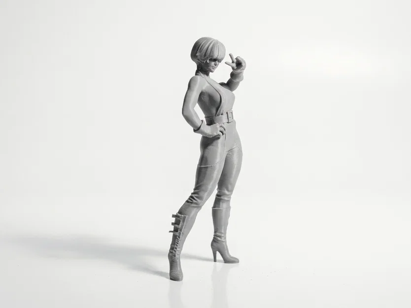 Mô hình tượng nhân vật nữ Cool Girl cực chất cho in 3D - Image 2