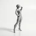 Mô hình tượng nhân vật nữ Cool Girl cực chất cho in 3D - Thumbnail 2