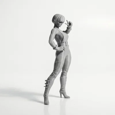 Mô hình tượng nhân vật nữ Cool Girl cực chất cho in 3D