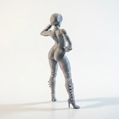 Mô hình tượng nhân vật nữ Cool Girl cực chất cho in 3D