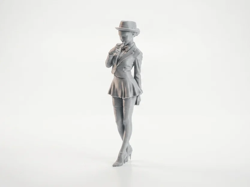 Mô hình Figurine nữ phong cách Cool Girl in 3D - Image 1
