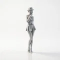 Mô hình Figurine nữ phong cách Cool Girl in 3D - Thumbnail 2