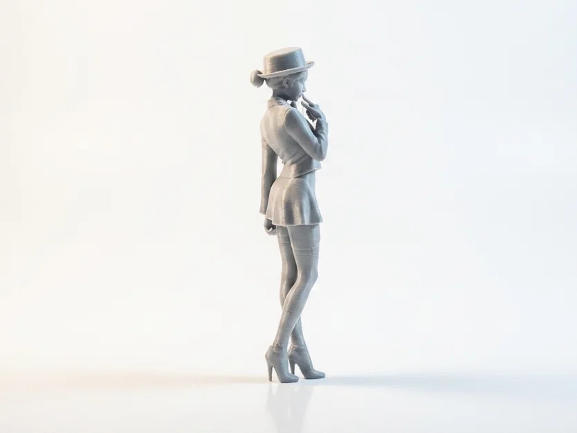 Mô hình Figurine nữ phong cách Cool Girl in 3D - Image 3
