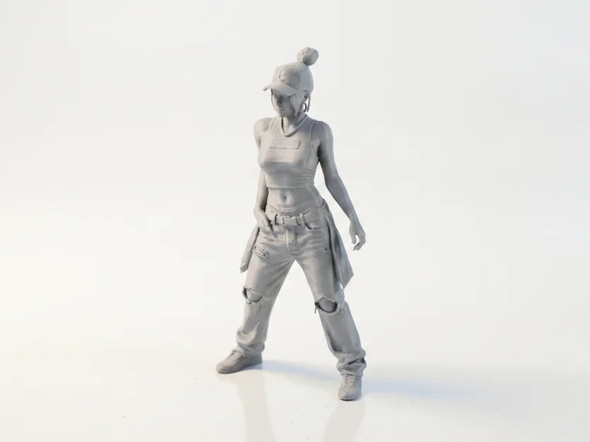 Mô hình nhân vật nữ Cool Girl cực chất - File in 3D - Image 1