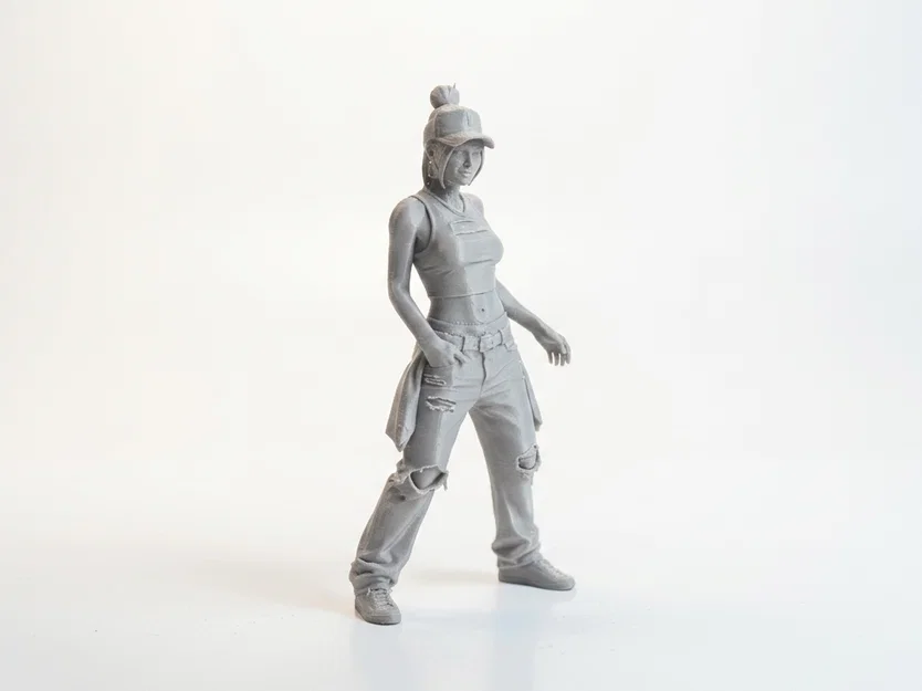 Mô hình nhân vật nữ Cool Girl cực chất - File in 3D - Image 2