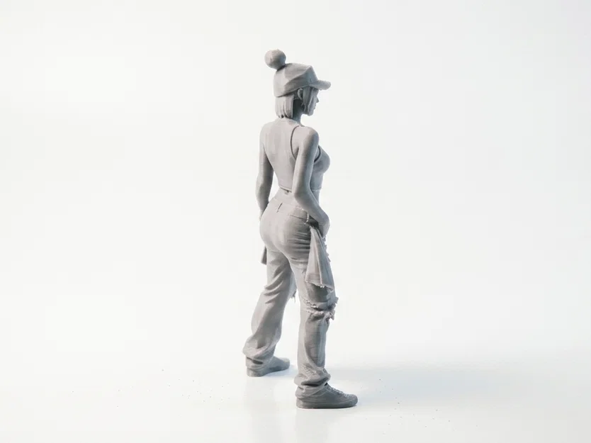 Mô hình nhân vật nữ Cool Girl cực chất - File in 3D - Image 3
