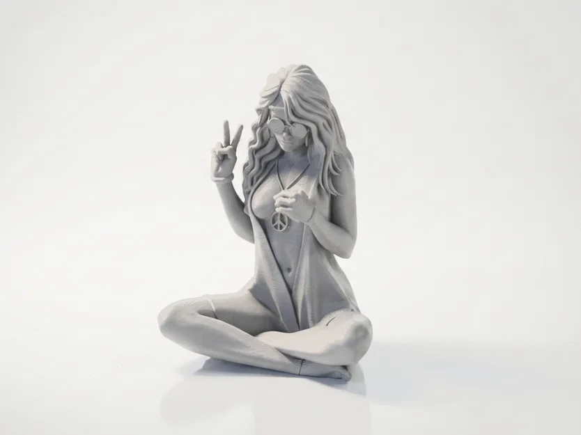 Mô hình tượng cô gái cực chất in 3D (Cool Girl Figurine) - Image 1
