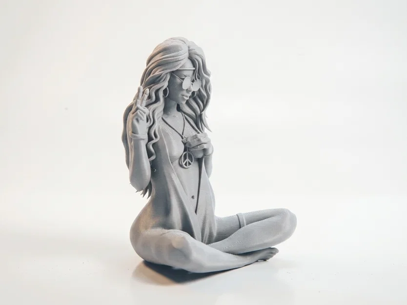 Mô hình tượng cô gái cực chất in 3D (Cool Girl Figurine) - Image 2