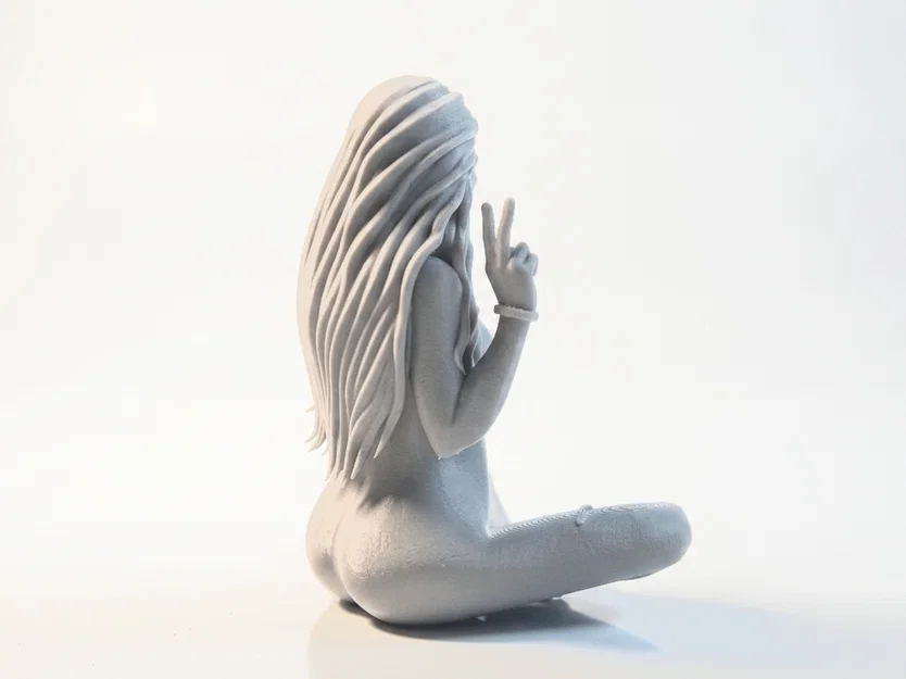 Mô hình tượng cô gái cực chất in 3D (Cool Girl Figurine) - Image 3