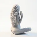Mô hình tượng cô gái cực chất in 3D (Cool Girl Figurine) - Thumbnail 3