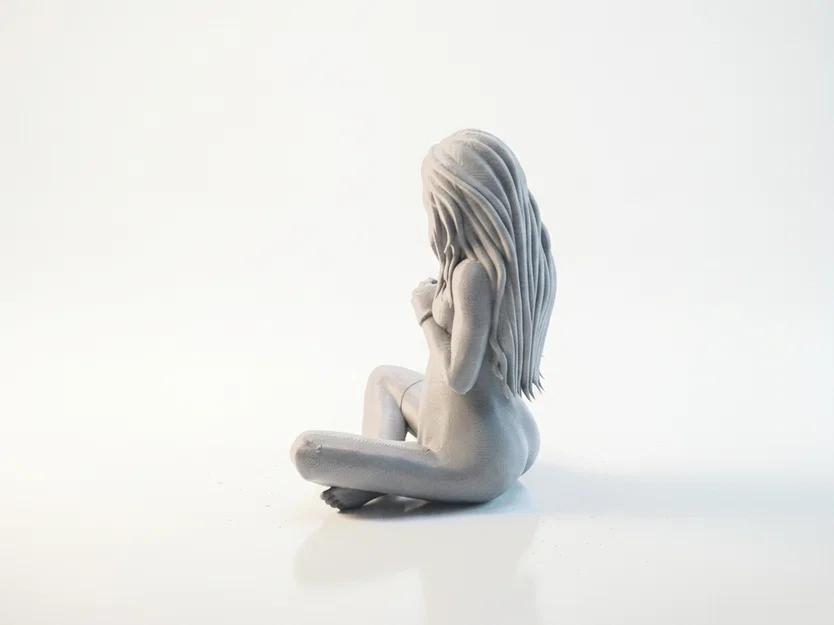 Mô hình tượng cô gái cực chất in 3D (Cool Girl Figurine) - Image 4