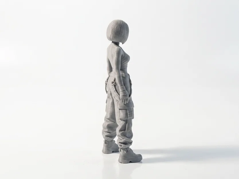 Mô hình Nữ Chiến Binh Tác Chiến - Mẫu In 3D Chi Tiết - Image 3