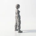 Mô hình Nữ Chiến Binh Tác Chiến - Mẫu In 3D Chi Tiết - Thumbnail 3