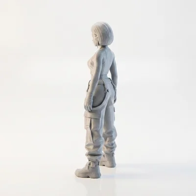 Mô hình Nữ Chiến Binh Tác Chiến - Mẫu In 3D Chi Tiết