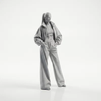 Mô hình nhân vật nữ thời trang Cool Girl - Tệp in 3D