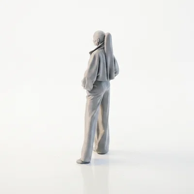 Mô hình nhân vật nữ thời trang Cool Girl - Tệp in 3D
