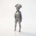 Mô hình nhân vật nữ Cool Girl cực chất - File in 3D - Thumbnail 1