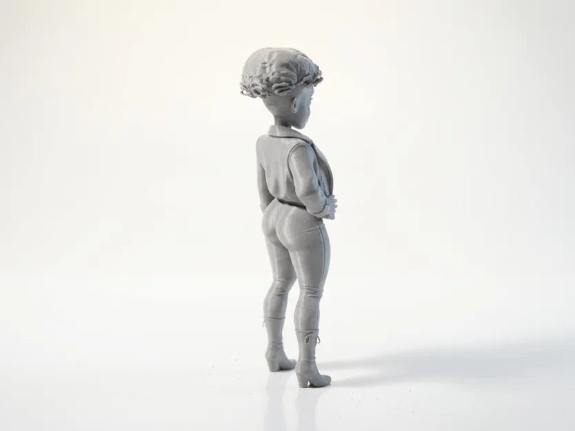 Mô hình nhân vật nữ Cool Girl cực chất - File in 3D - Image 3