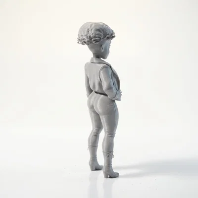 Mô hình nhân vật nữ Cool Girl cực chất - File in 3D