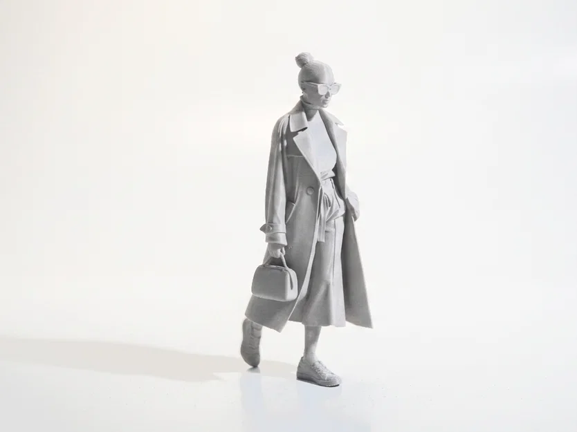 Mô hình 3D Cool Girl Sành Điệu - Mẫu tượng nữ thời trang - Image 2