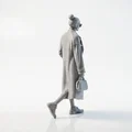 Mô hình 3D Cool Girl Sành Điệu - Mẫu tượng nữ thời trang - Thumbnail 3