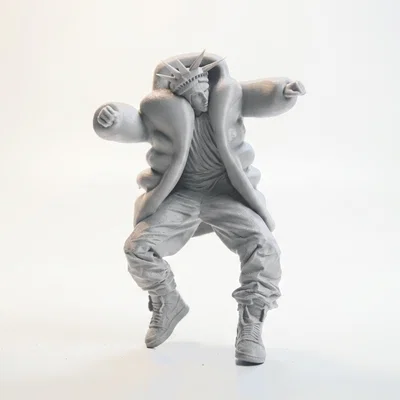 Mô Hình 3D Lady Liberty Phong Cách Đường Phố Ấn Tượng (Có Thể In 3D)