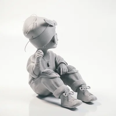 Mô hình nhân vật nữ 3D Cool Sat Girl in 3D được