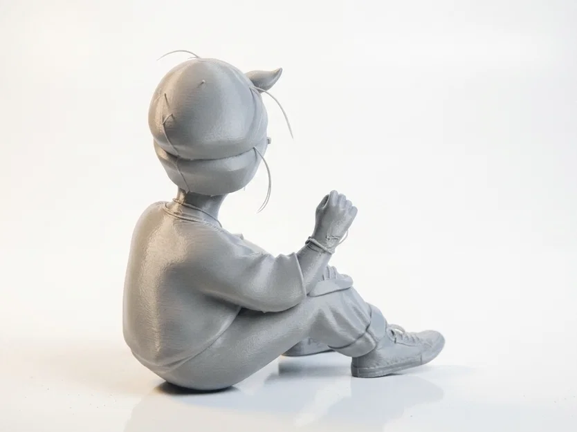 Mô hình nhân vật nữ 3D Cool Sat Girl in 3D được - Image 3
