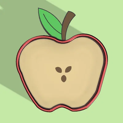Khay Đựng Đồ Hình Quả Táo Dễ Thương (Apple Tray) Trang Trí Bàn