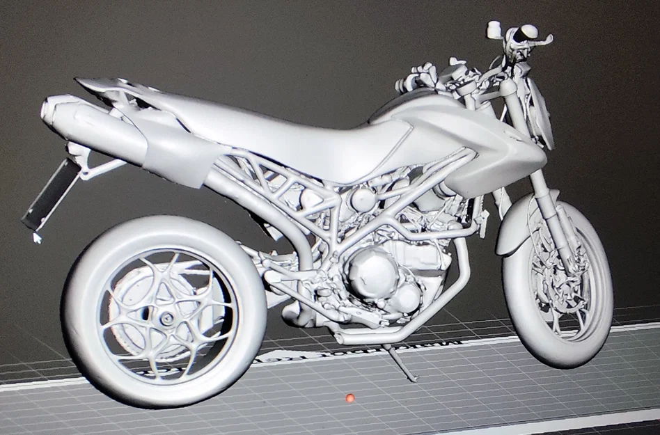 Mô hình 3D Ducati Scrambler 800cc chi tiết cho người đam mê mô tô - Image 2