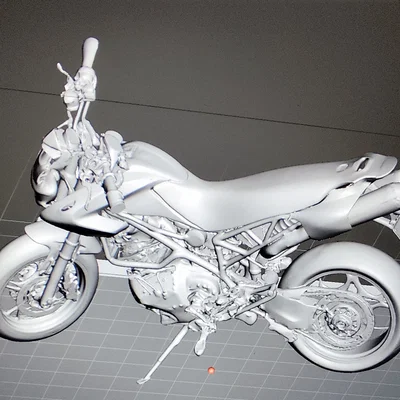 Mô hình 3D Ducati Scrambler 800cc chi tiết cho người đam mê mô tô