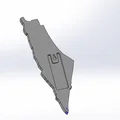Bảng treo tường in 3D bản đồ Palestine - Thumbnail 2