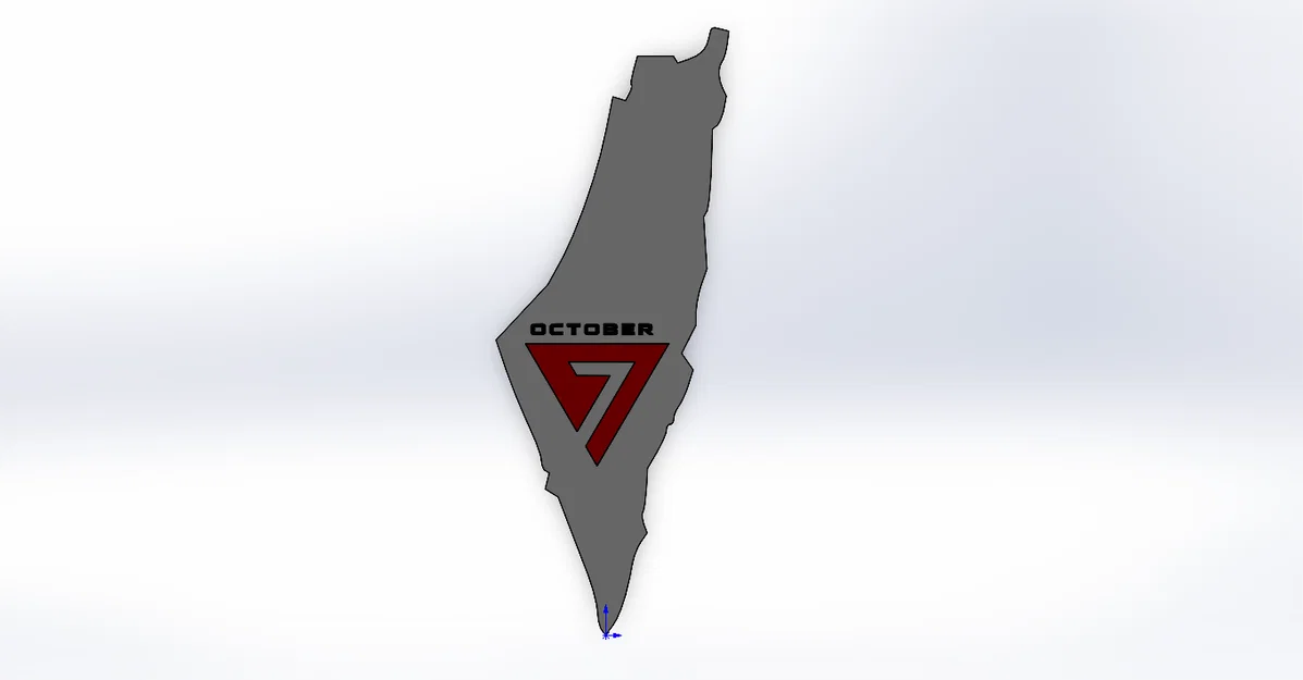 Bảng treo tường in 3D bản đồ Palestine - Image 3