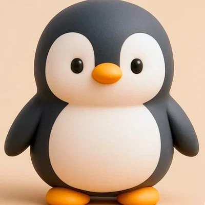 Mô hình chú chim cánh cụt (Cute Pinguine) 3D siêu đáng yêu