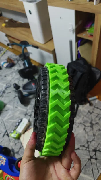 Bọc gai lốp TPU in 3D cho xe điện trẻ em Lamborghini STO - Image 4