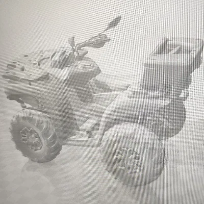Mô hình xe địa hình ATV (Beefy Quad Bike) in 3D ấn tượng
