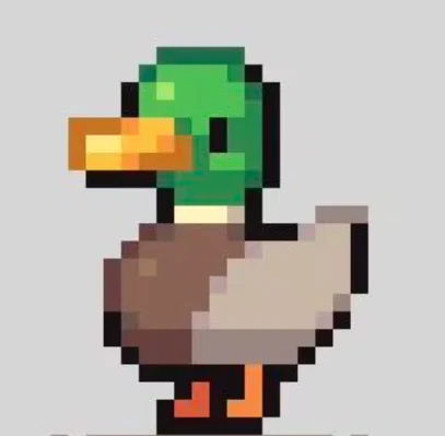 Mô hình Duck Fidget Pixelart - Đồ chơi xả stress độc đáo in 3D - Image 1